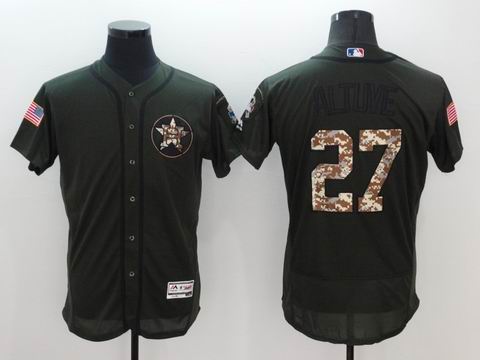 MLB Houston Astros #27 green flexbase jersey