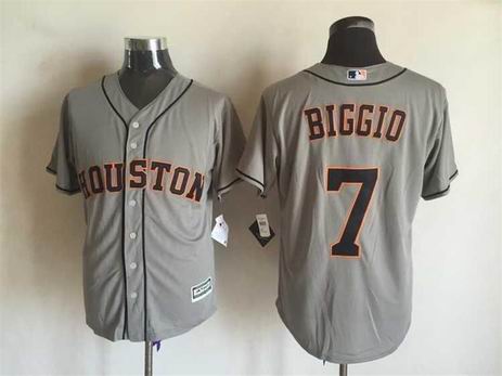 MLB Houston Astros #7 Biggio grey jersey