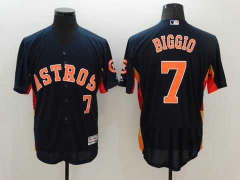 MLB Houston Astros #7 Craig Biggio blue flexbase jersey