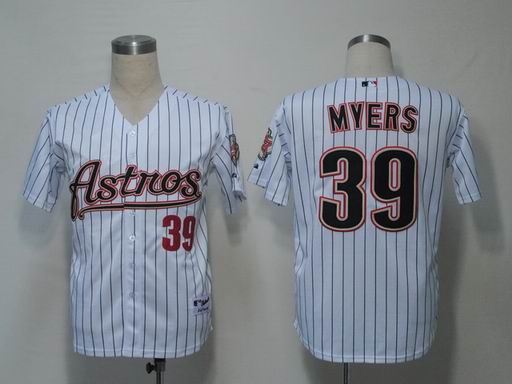 MLB Houston Astros 39 Brett Myers White Cool Base Jersey