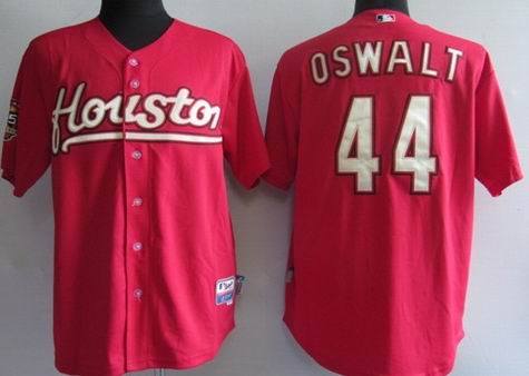 MLB Houston Astros 44 Roy Oswalt Red Cool Base Jersey