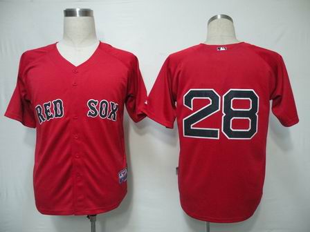 MLB Jerseys Boston Red Sox 28 Gonzalez Red Cool Base
