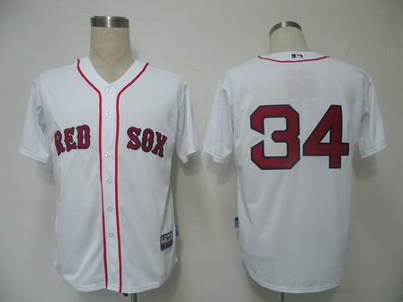 MLB Jerseys Boston Red Sox 34 Ortiz White Cool Base