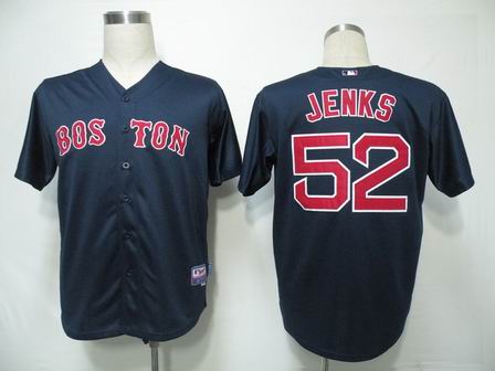 MLB Jerseys Boston Red Sox 52 Jenks Dark Blue Cool Base