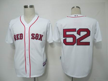 MLB Jerseys Boston Red Sox 52 Jenks White Cool Base