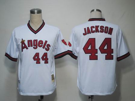 MLB Jerseys Los Angeles Angels 44 Jackson White M&N