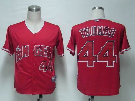 MLB Jerseys Los Angeles Angels 44 Trumbo Red Cool Base