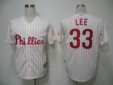 MLB Jerseys Philadephia Phillies 33 Lee Cream(red strip) Cool Base