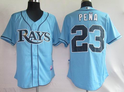 MLB Jerseys Tampa Bay Rays 23# PENA lt,blue