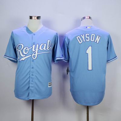 MLB Kansas City Royals #1 Dyson light blue jersey