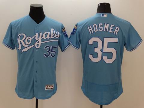 MLB Kansas City Royals #35 Eric Hosmer light blue flexbase jersey