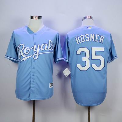 MLB Kansas City Royals #35 Hosmer light blue jersey