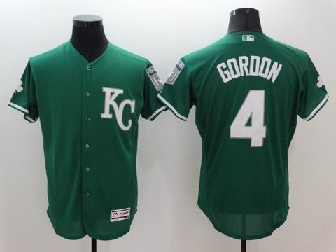 MLB Kansas City Royals #4 Alex Gordon green flexbase jersey