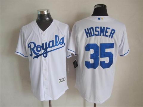 MLB Kansas City Royals 35 Hosmer white cool base jersey