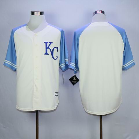 MLB Kansas City Royals blank white jersey