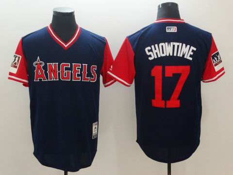 MLB Los Angeles Angels #17 SHOWTIME blue jersey
