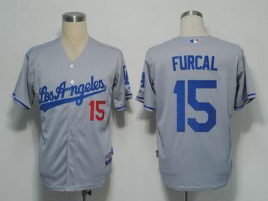 MLB Los Angeles Dodgers #15 Furcal Grey[Cool Base]