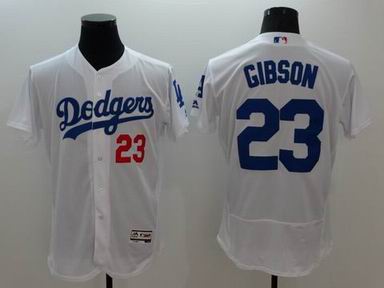 MLB Los Angeles Dodgers #23 Kirk Gibson white jersey