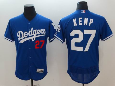 MLB Los Angeles Dodgers #27 KEMP blue flexbase jersey