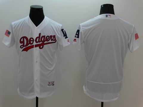 MLB Los Angeles Dodgers blank white flexbase jersey