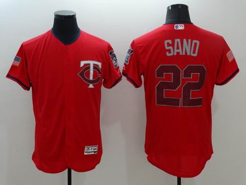 MLB Minnesota Twins #22 Miguel Sano red flexbase jersey