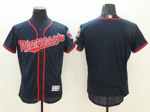 MLB Minnesota Twins blank navy flexbase jersey
