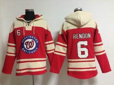 MLB National #6 Rendon red sweatshirts hoody