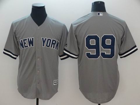 MLB New York Yankees #99 grey game jersey