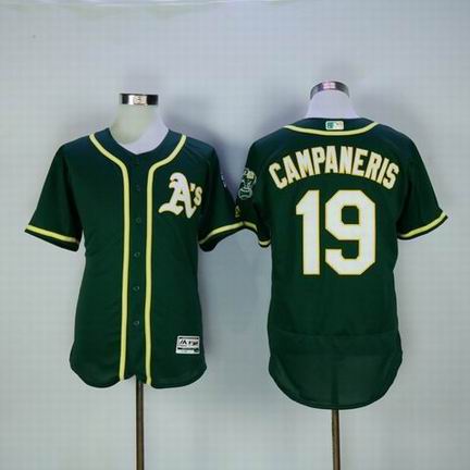 MLB Oakland Athletics #19 campaneris green flexbase jersey