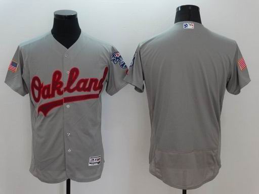 MLB Oakland Athletics blank grey flexbase jersey