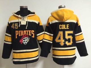 MLB Pirates #45 Cole black sweatshirts hoody