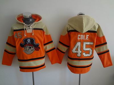 MLB Pirates #45 Cole orange sweatshirts hoody