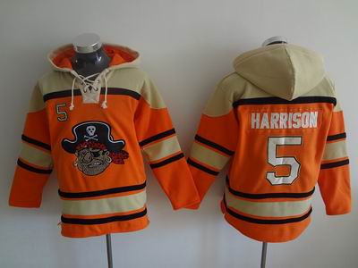 MLB Pirates #5 Harrison orange sweatshirts hoody