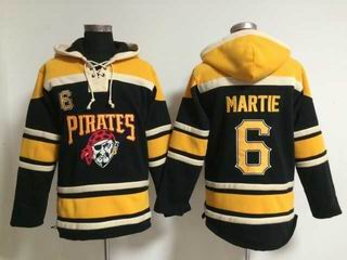 MLB Pirates #6 Martie black sweatshirts hoody