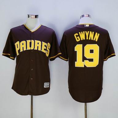 MLB San Diego Padres #19 Tony Gwynn brown jersey