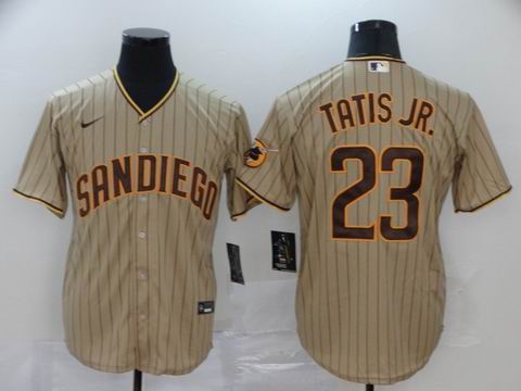 MLB San Diego Padres #23 TATIS JR. brown jersey
