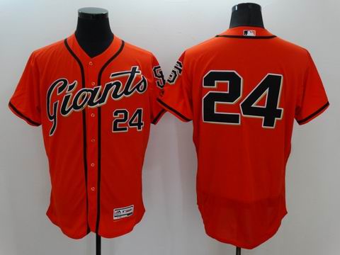 MLB San Francisco Giants #24 orange flexbase jersey