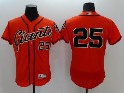 MLB San Francisco Giants #25 orange flexbase jersey