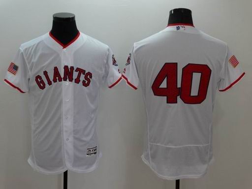 MLB San Francisco Giants #40 white flexbase jersey