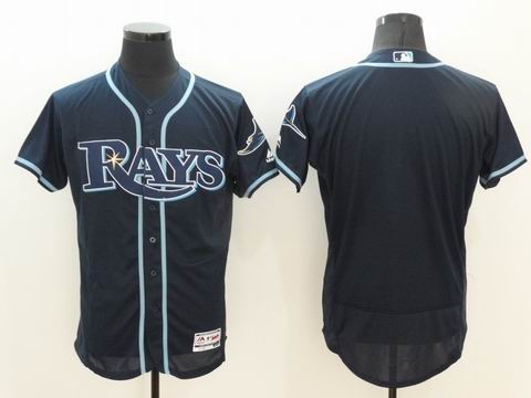 MLB Tampa Bay Rays blank navy flexbase jersey