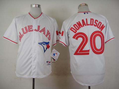 MLB Toronto Blue Jays 20 Donaldson white jersey