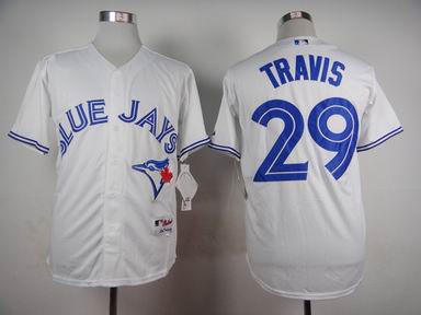 MLB Toronto Blue Jays 29 Travis white jersey