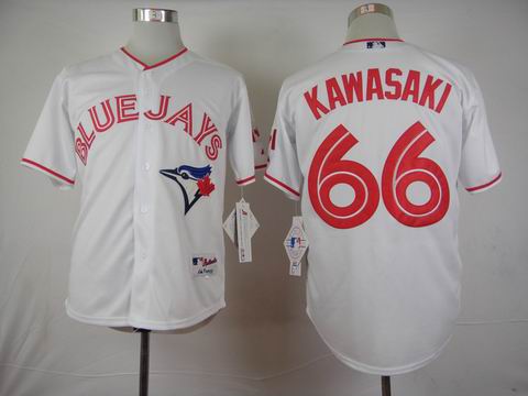 MLB Toronto Blue Jays 66 kawasaki white jersey