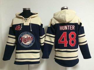 MLB Twins #48 Hunter blue sweatshirts hoody