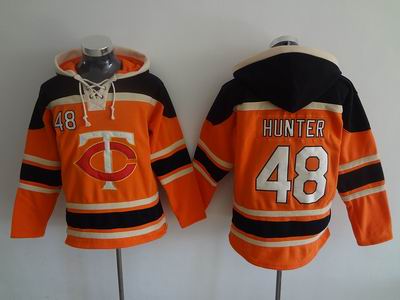 MLB Twins #48 Hunter orange sweatshirts hoody