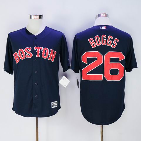 MLB boston Redsox #26 Boggs red jersey