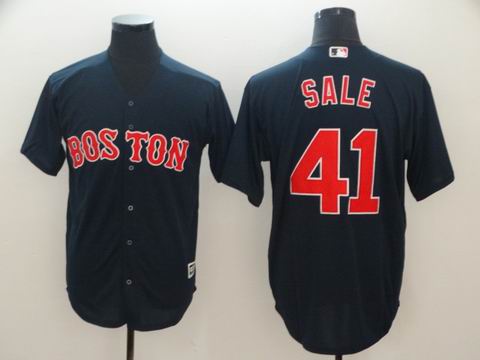 MLB boston redsox #41 SALE blue game jersey