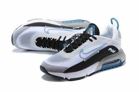 Men air max 2090 shoes white black blue
