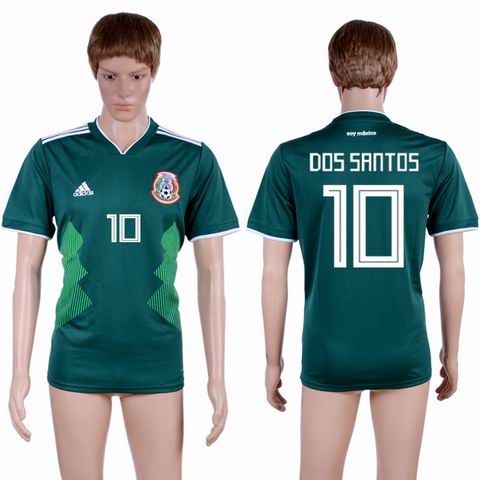 Mexico Home Shirt #10 DOS SANTOS