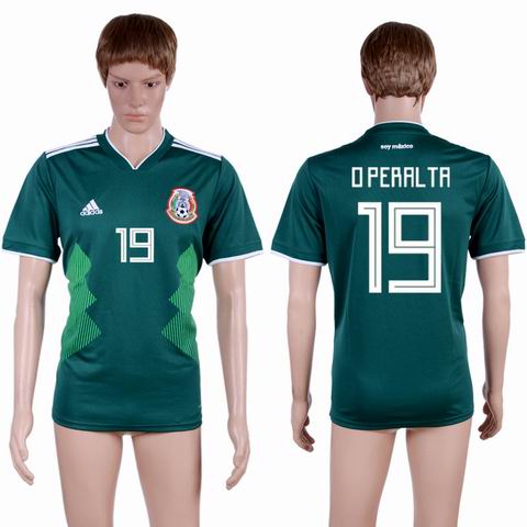 Mexico Home Shirt #19 O Peralta